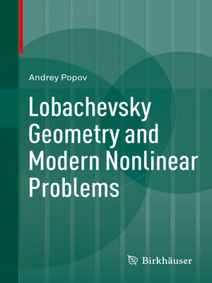 cover image of Lobachevsky Geometry and Modern Nonlinear Problems